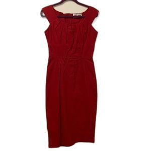 Tatyana Sleeveless Dress Red Size 6